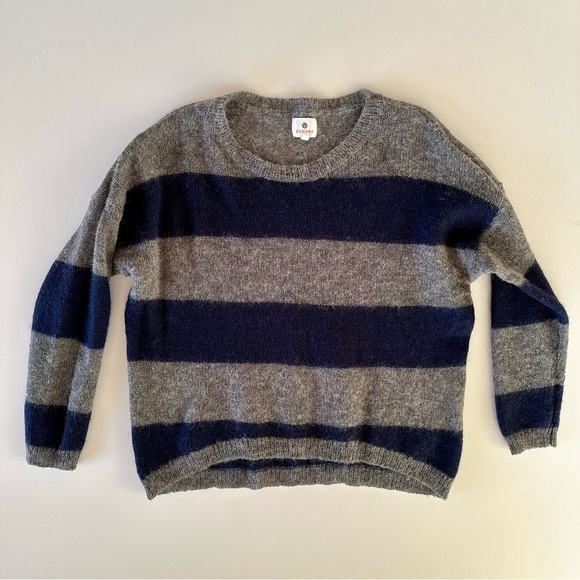 Sundry Wool Mohair Blend Striped Sweater Size 3 - Picture 1 of 11